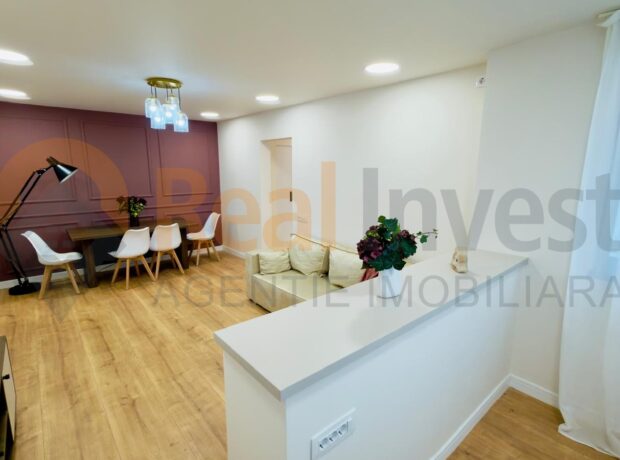 Apartament 3 camere mobilat si utilat nou de vanzare in zona Tiglina 1