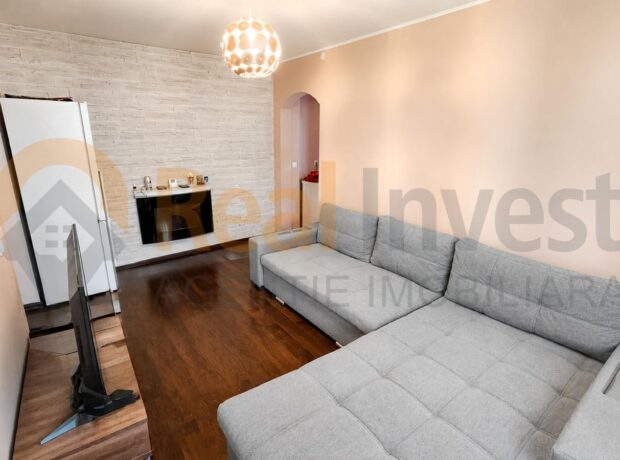 Apartament 2 camere, mobilat și utilat – Micro 20, Galați | 46.000 €