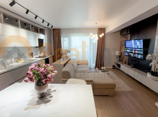 Apartament 2 camere de vanzare I 74 mp I Flamingo Luxury I Mobilat design premium